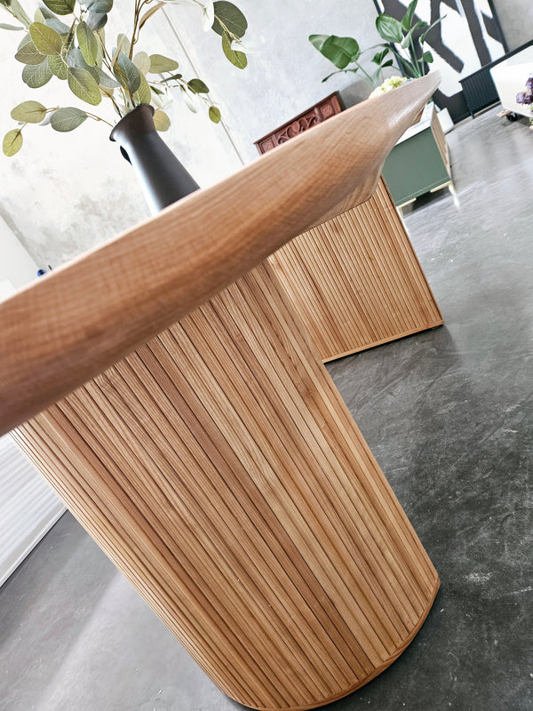 Solid American Oak dining table