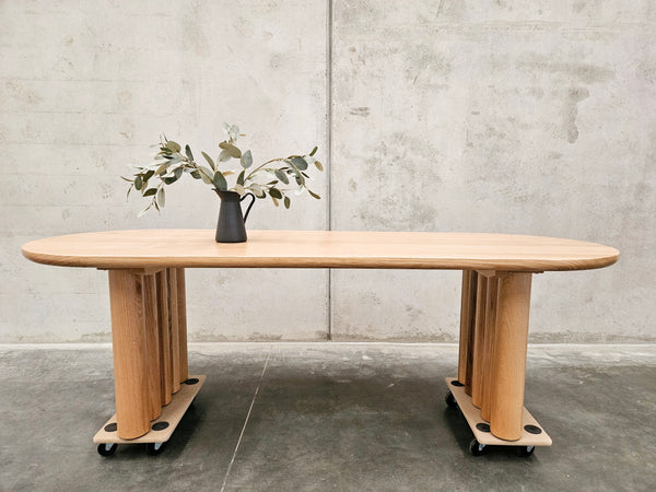 Solid American Oak Dining Table