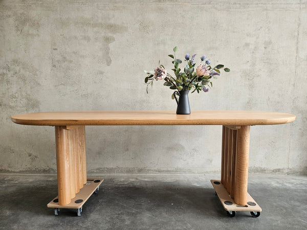 Solid American Oak Dining Table
